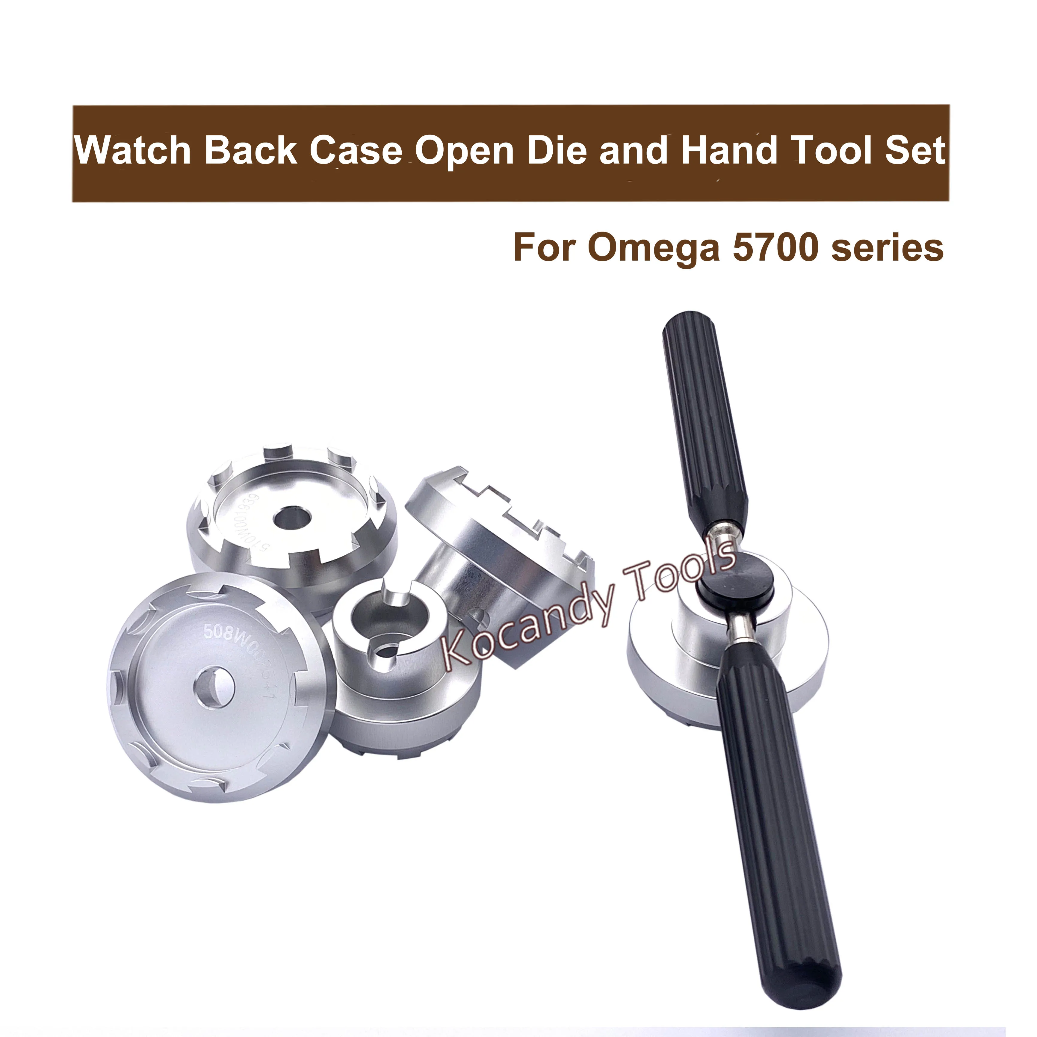 Professional Watch Back Case Open Dies and Hand Tools Set for Omega 5700 Series 508 510 Cal. 8800 Watch Repair Tools