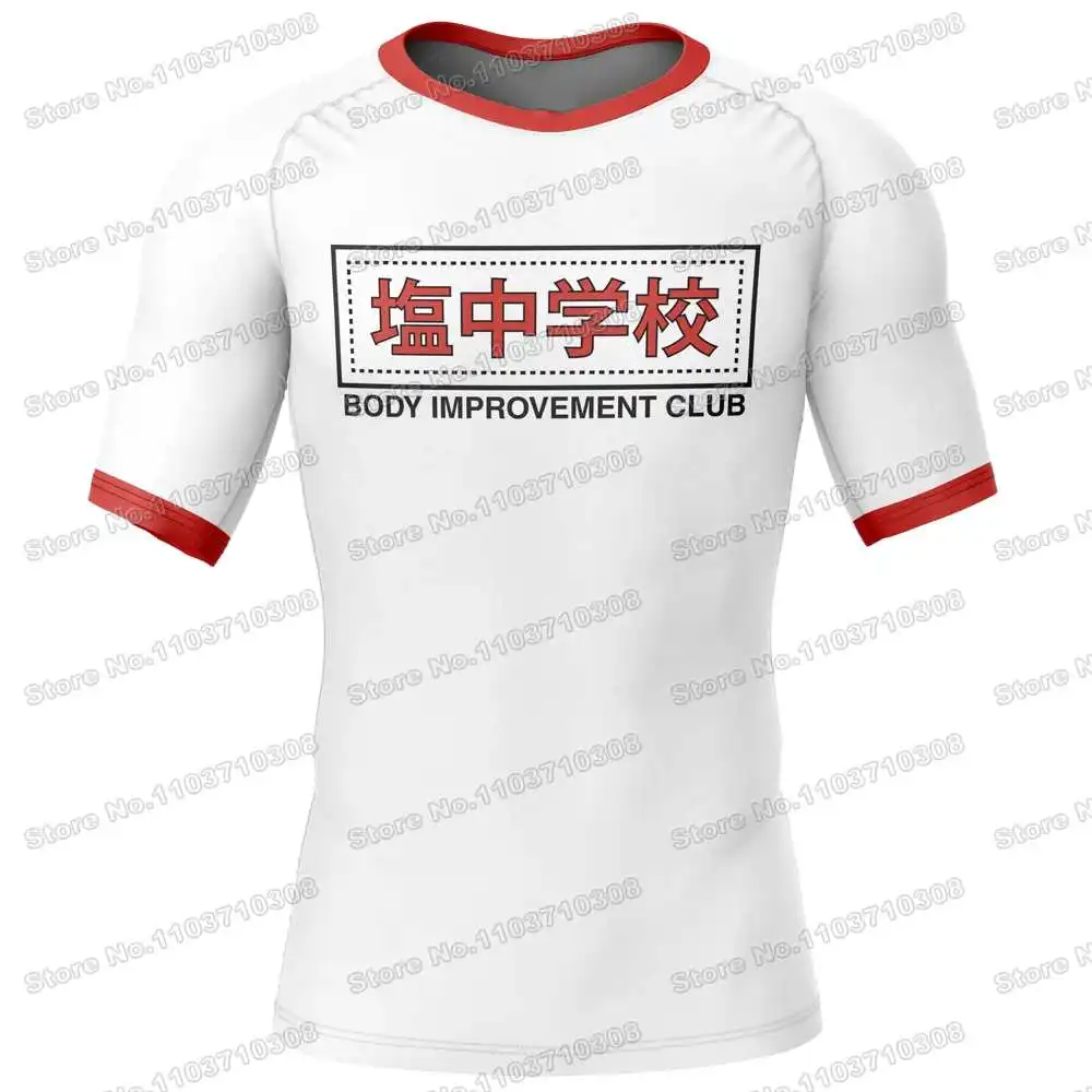 Mob Psycho 100 Anime Rash Guards Surfing Jersey Beach Shirts Swimwear Diving Gym Shorts MMA BJJ Men Jiu Jitsu Fitness Sets