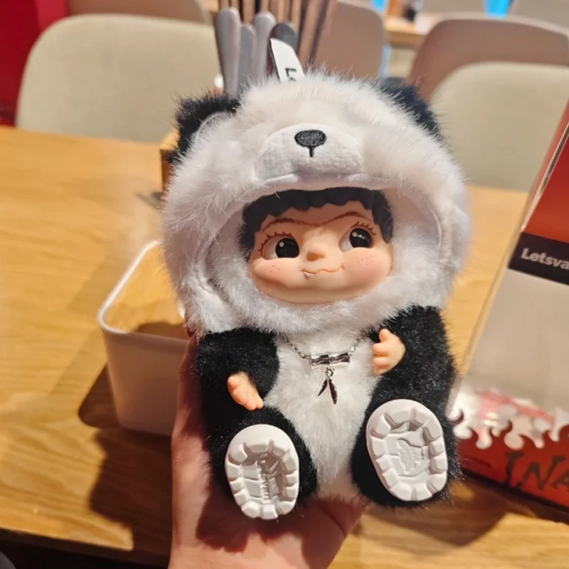 

Настоящая аниме-фигурка Wakuku Panda Dodu, виниловая кукла Wakuku, милая сумка, подвеска Kawaii Panda, подвесная коллекция карт, игрушки, подарок