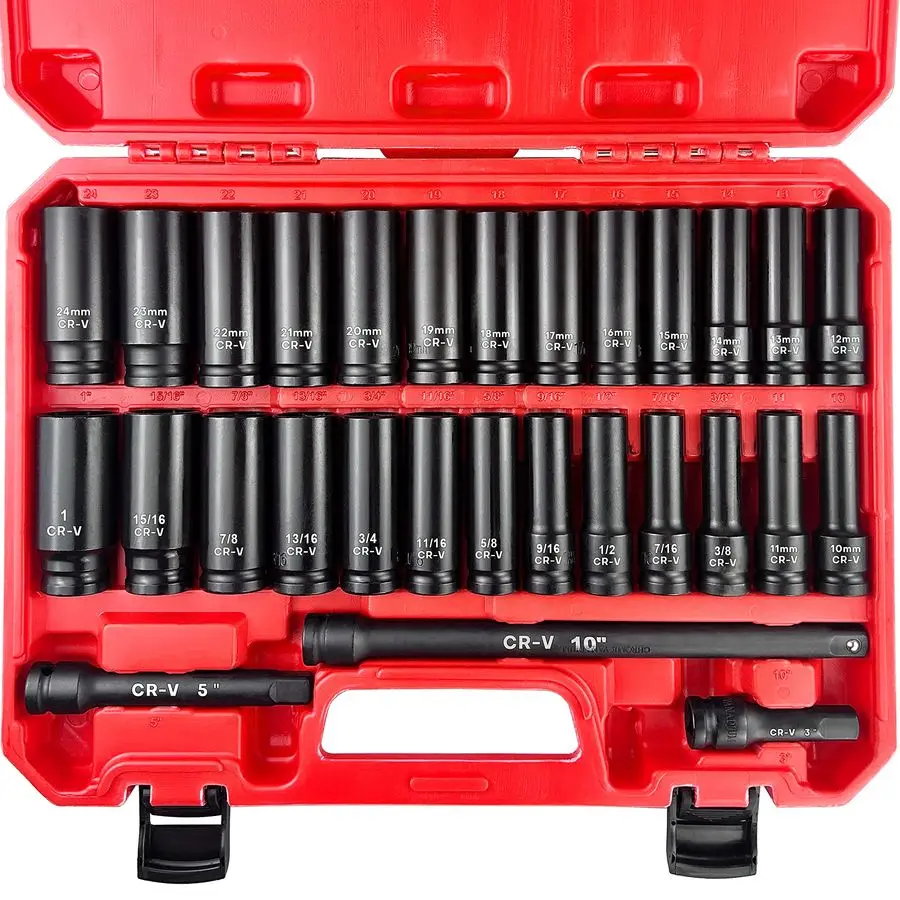 1 2 Socket Set, Dri…