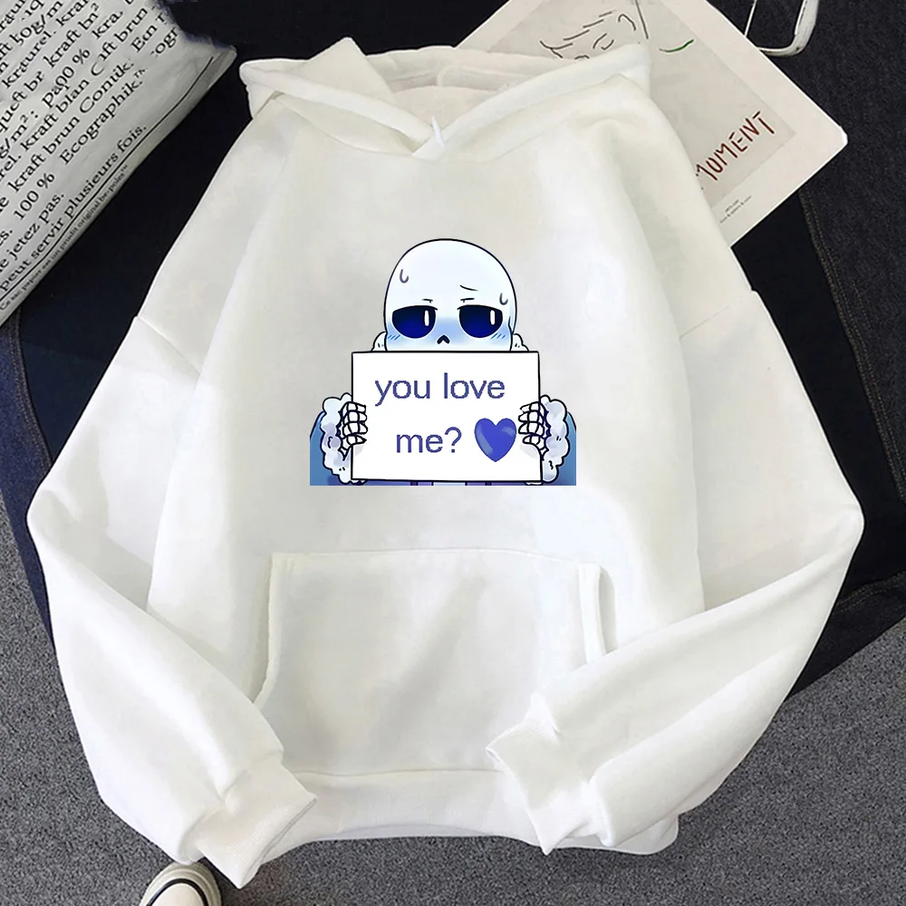 Undertale Sans Print Sweatshirts Cute Cartoon Clothing Men/women Winter Fleece Hoodies High Quality Pullovers Casual Sudaderas