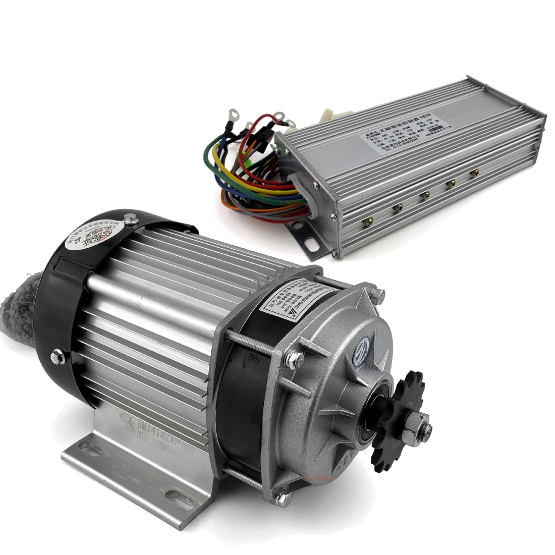 48V 750W Electric Brushless Gear Motor Electric Tricycle Bicycle Engine With Fan Cooling Electric Chain Drive Motor