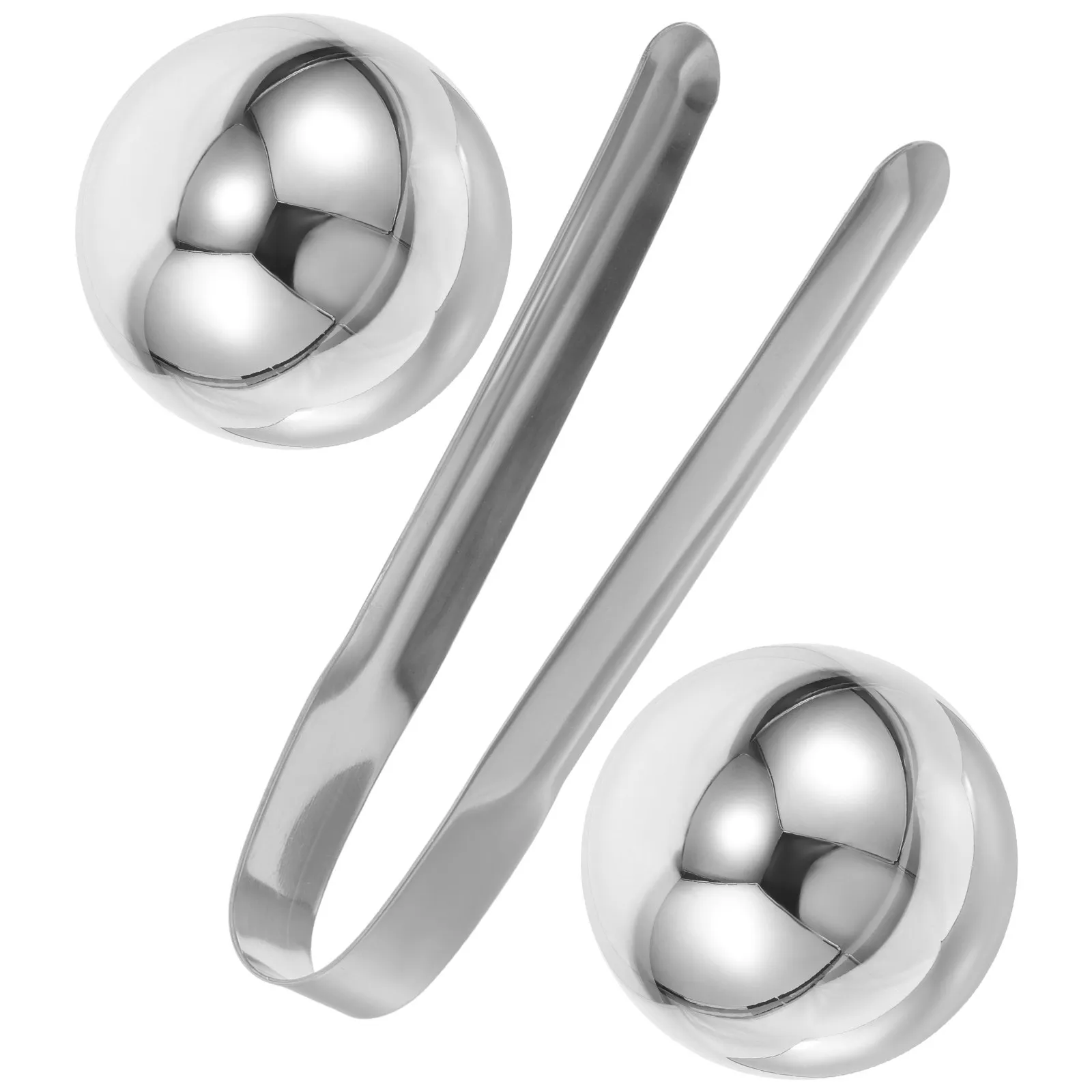 Stainless Steel Ice Spheres Set – Reusable Non-Melting Cooling Balls for Whiskey, Wine, Coffee, Iced Tea & Chilled Drinks
