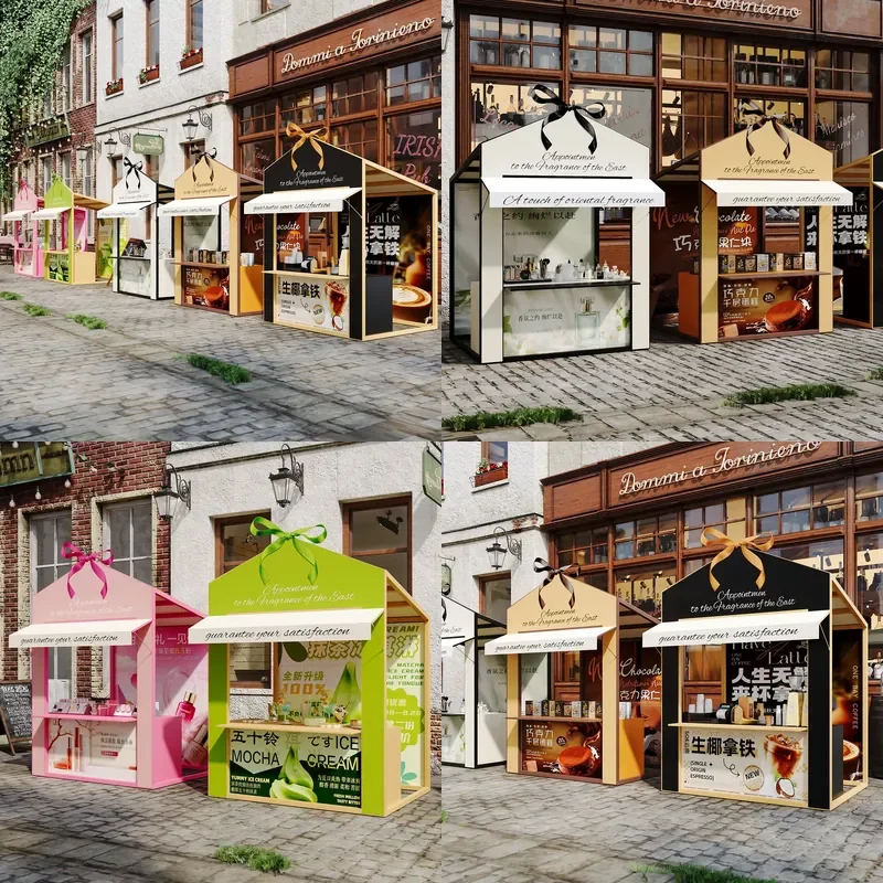 For Exhibition Large Scale Event Booth Display Stand Market Night Market Sale Stall Scenic Commercial Street Characteristic