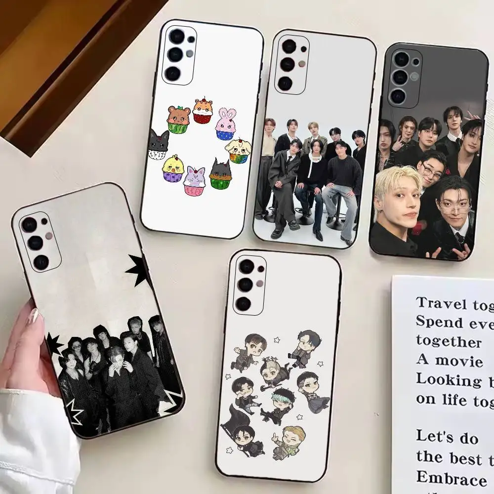 Stylish cool boy group A-ATEEZ-Z  Phone Case For Samsung S25,S24,S21,S22,S23,S30,Ultra,S20,Plus,Fe,Lite,Note,10,Black Cover