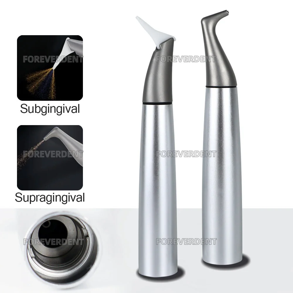 Dental Air Polisher Supragingival Handpiece Subgingival Fits EMS AIR-FLOW S1 S2 White Plastic Tips