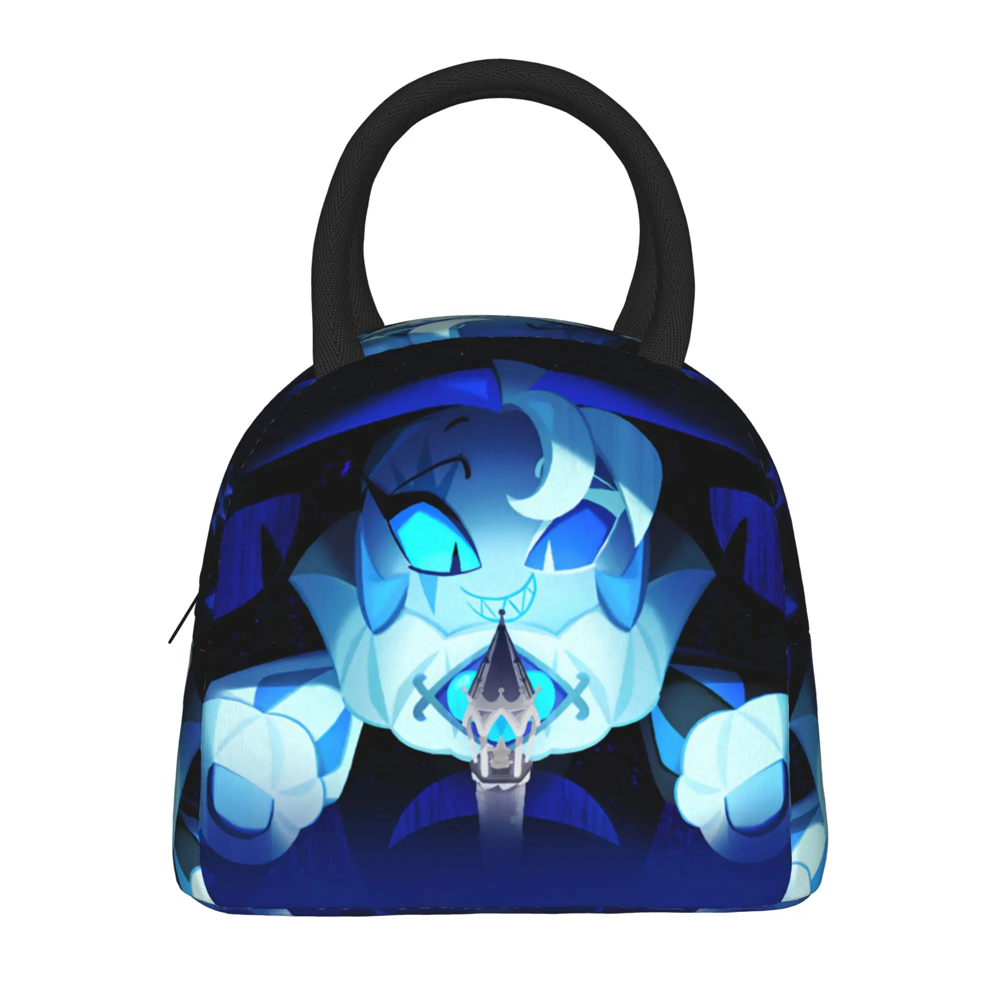 Shadow Milk Cookie  Insulated Lunch Bags Thermal Bag Lunch Container Cookie Run Kingdoms Large Tote Lunch Box Bento Pouch