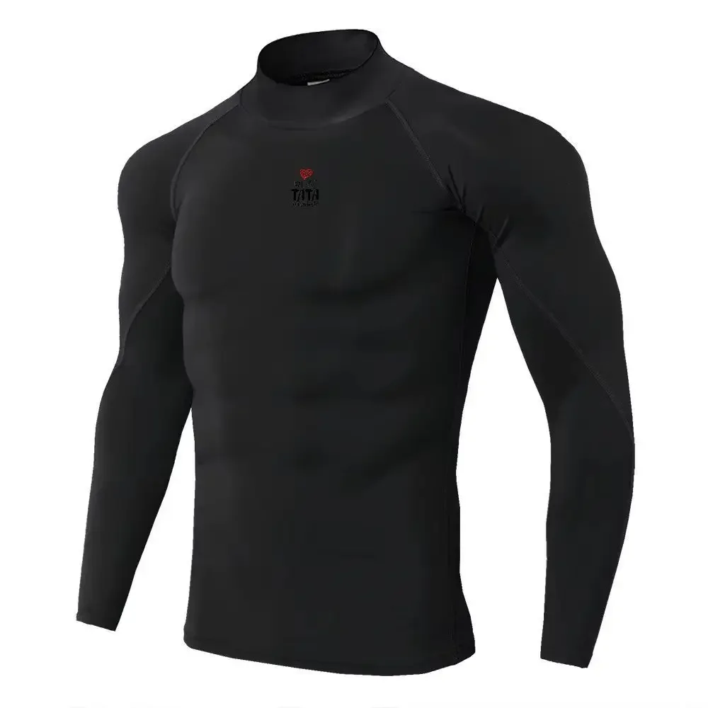 Men Sport T-shirt Quick Dry Bodybuilding Running Shirt Long Sleeve Compression Top Gym T Shirt Men Fitness Tight Men Underwear view 2