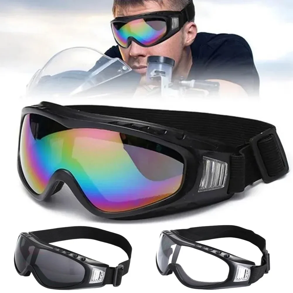 Men Cycling Sports Ski Goggles UV Protective Sunglasses Bicycle Anti-Glare Glasses Windproof Dustproof UV Protection Gears