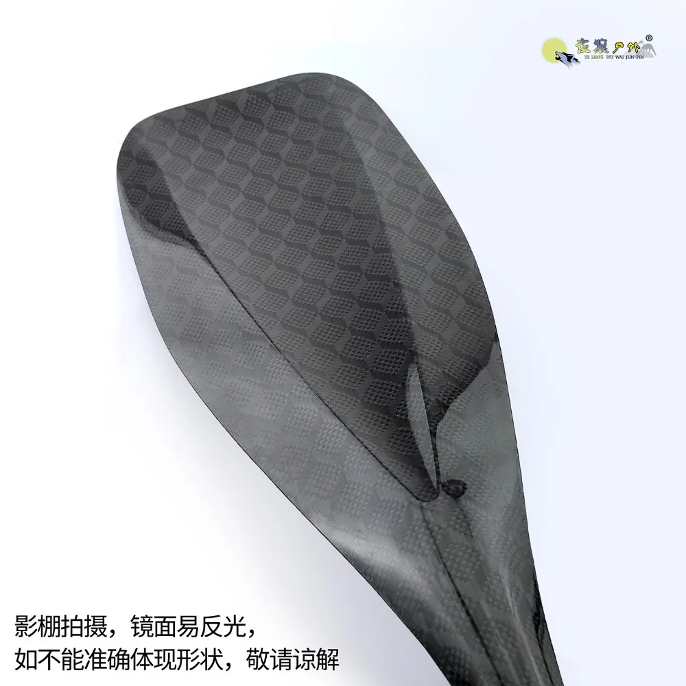 Lightweight Integrated Full Carbon SUP Paddle 3D Carbon Texture Stand-Up Water Sports Paddle