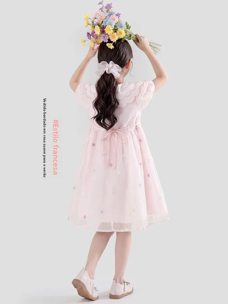 abito-da-principessa-per-ragazze-abbigliamento-per-bambini-unico-e-bellissimo-estivo-a-maniche-corte-di-media-lunghezza-stile-coreano-tessuto-morbido-e-traspirante