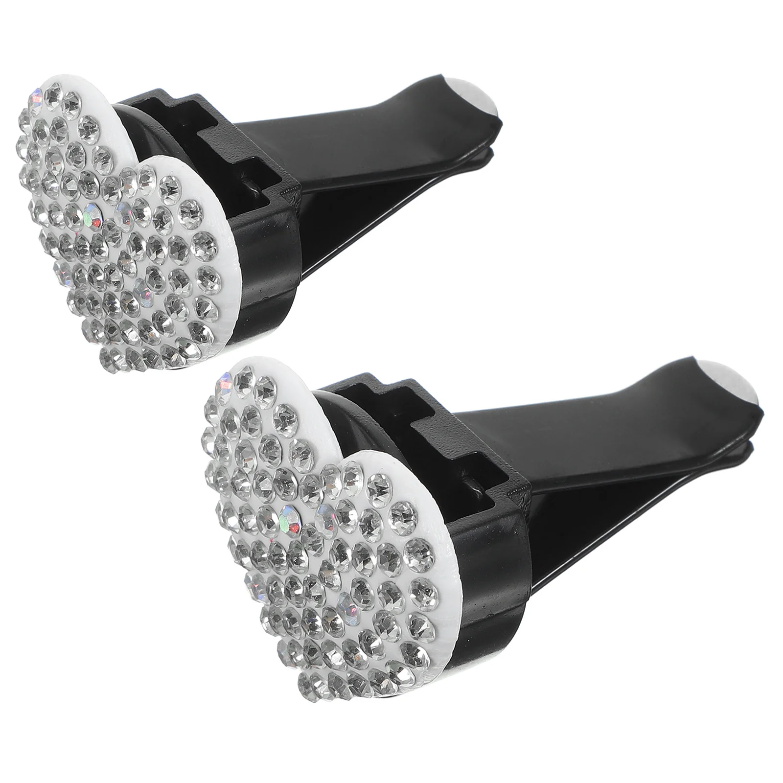 

2Pcs Car Vent Aroma Clips Heart Shaped Air Freshener Creative Auto Decor Interior Car Clip Dashboard Decorations