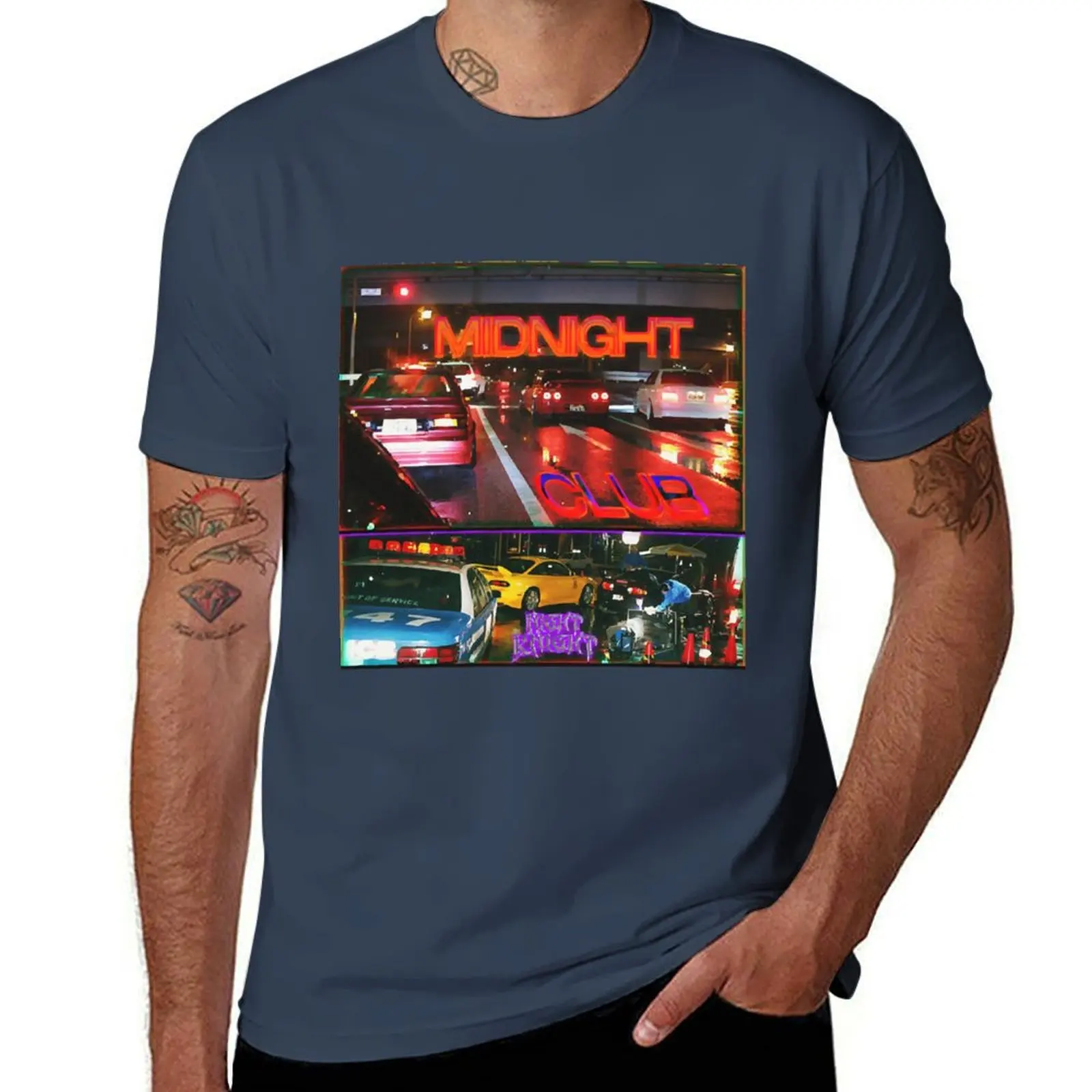 

Midnight Club Racer [Black] Perfect Gift T-Shirt Large Size Soft Cotton T-Shirt