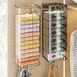 1pc pull-out lidded underwear and sock organizer, wall-mounted trash bag, bra, etc. organizer