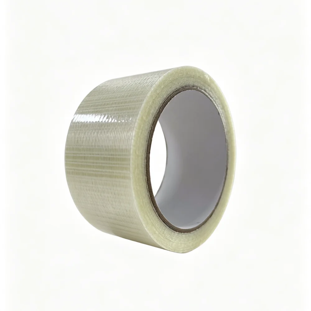 Single sided grid glass fiber adhesive tape with high performance and wear resistance continuously pulled clothing template tape