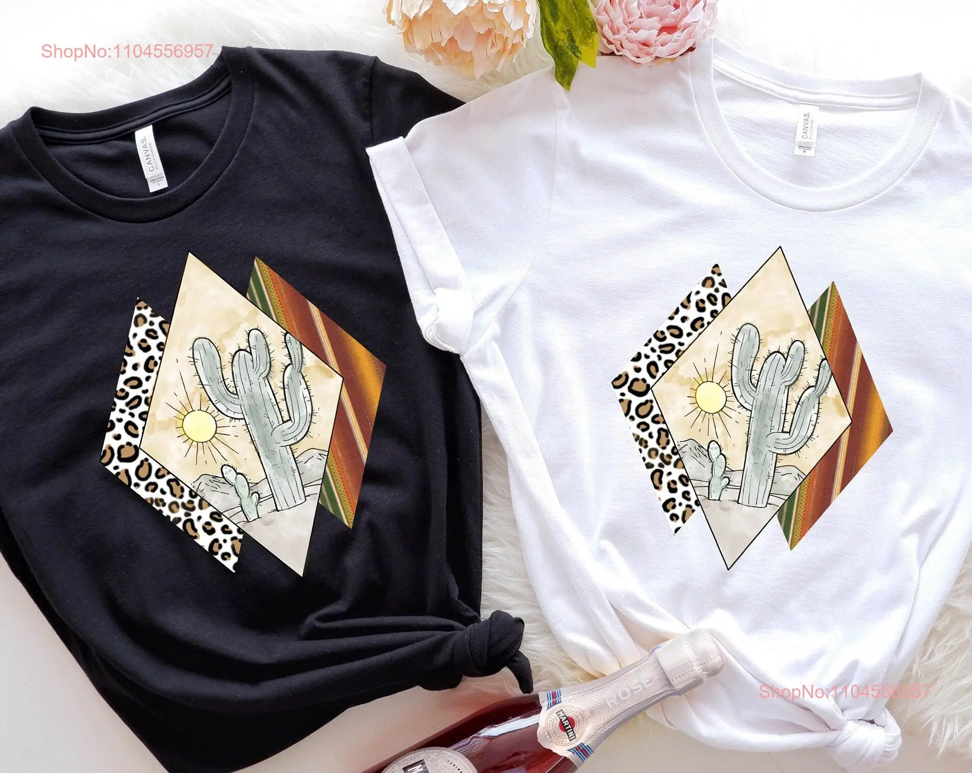 

Cactus Sun Set T Shirt Western Southwestern Themed Hiking Boho Wilderness Cool Outdoors Print long or short sleeves