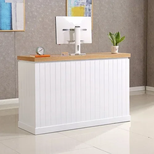 

Y Customized Cashier Counter Simple Modern Small Retro Clothing Store Bar Counter Beauty Salon Reception Desk Reception Desk