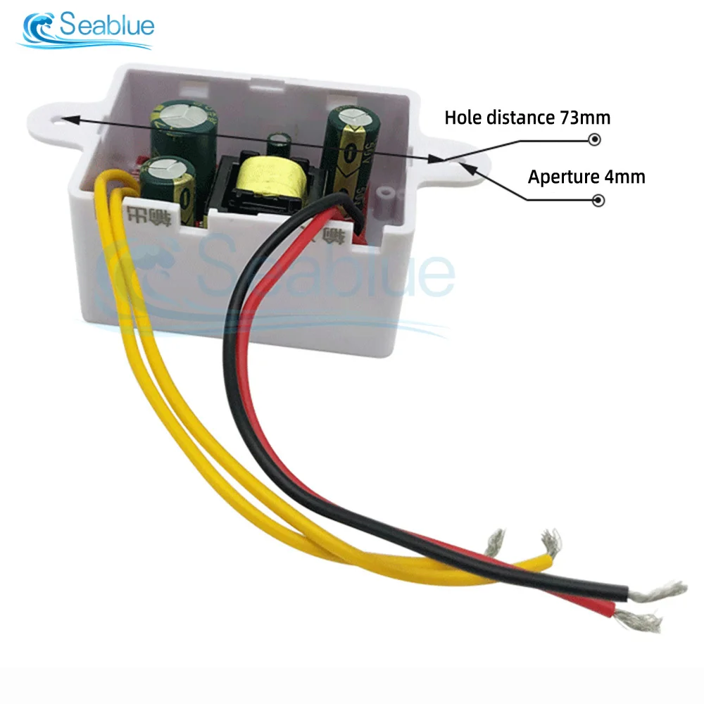 AC-DC Power Module AC 100-240V 220V To 12V 3A 24V 1.5A 36W Step-down Module Voltage Stabilizing Switch Power Supply With Case