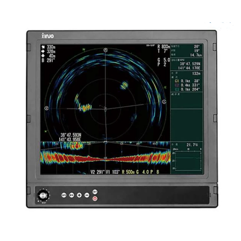 HM-2617 17 Inch Screen GPS radar Sonar Echo Sounder Monitor LCD Display Marine Electronics Navigation Communication