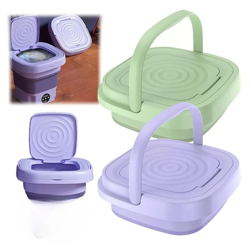 

Hot-selling portable washing machine 8L high-capacity mini washing machine foldable