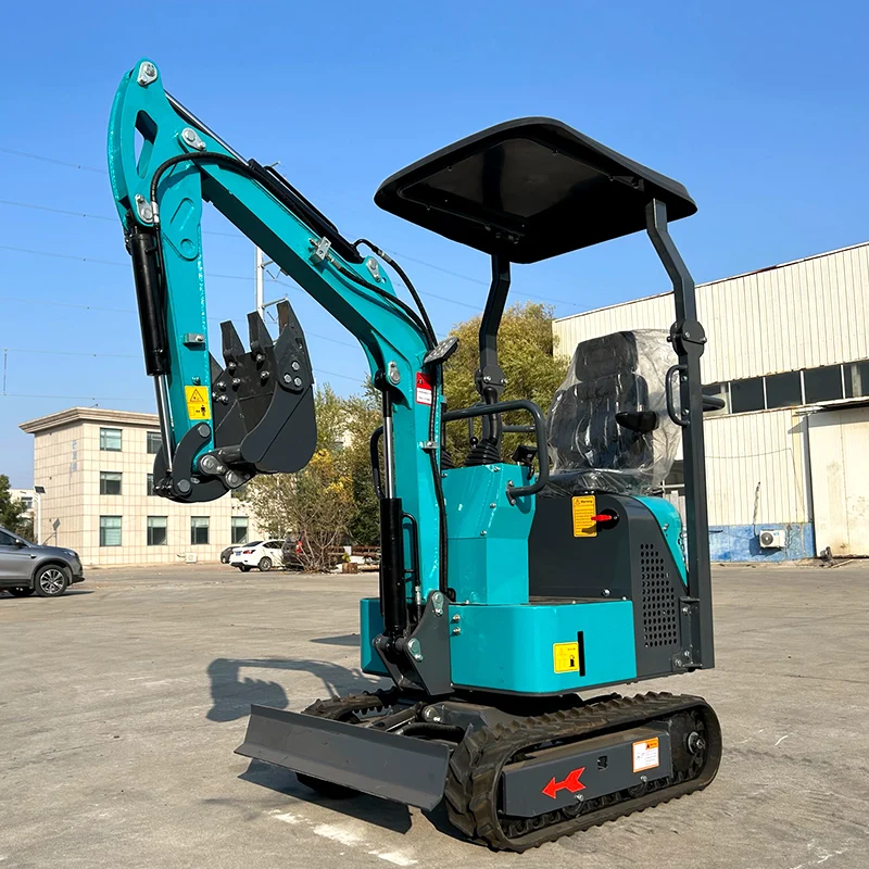 Customized Best Selling TZ12 1.2Ton China Mini excavators Multifunctional Excavation With Free Bucket On Sale