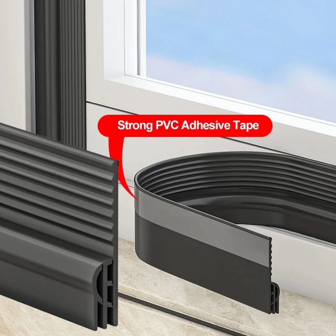 Window Seal Strip Self Adhesive Windproof Sound Insulation Anti-Cold Door Weatherstrip  TPE Sliding Window Seal Strip
