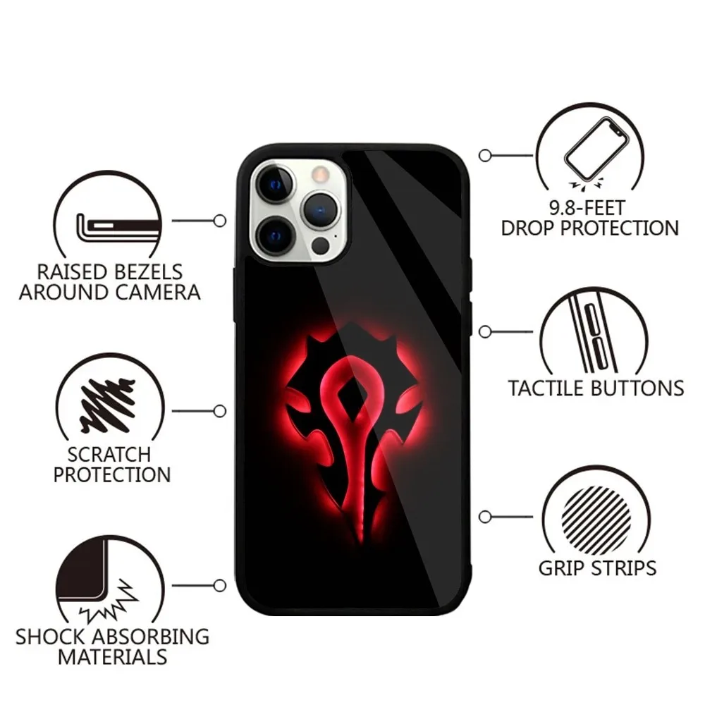 W-World Of W-Warcraft  Phone Case Strong Magnetic For IPhone 15,14,13,Pro,Max,Plus,11,12,Mini For Magsafe Wireless Charging