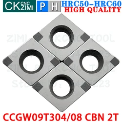 CCGW09T304 CBN 2T CCGW09T308 CBN 2T Boron Nitride Inserts Turning Inserts Tool CCGW CCGT CNC Metal Lathe Tool for Hardened Steel
