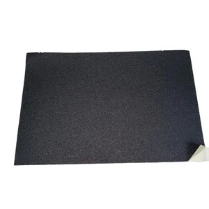 12x18 inch Orbital Floor Sanding Sheet Assorted Grits 24-36-60-80-100 Self-Stick (PSA) Silicon Carbide 20/Pack Black