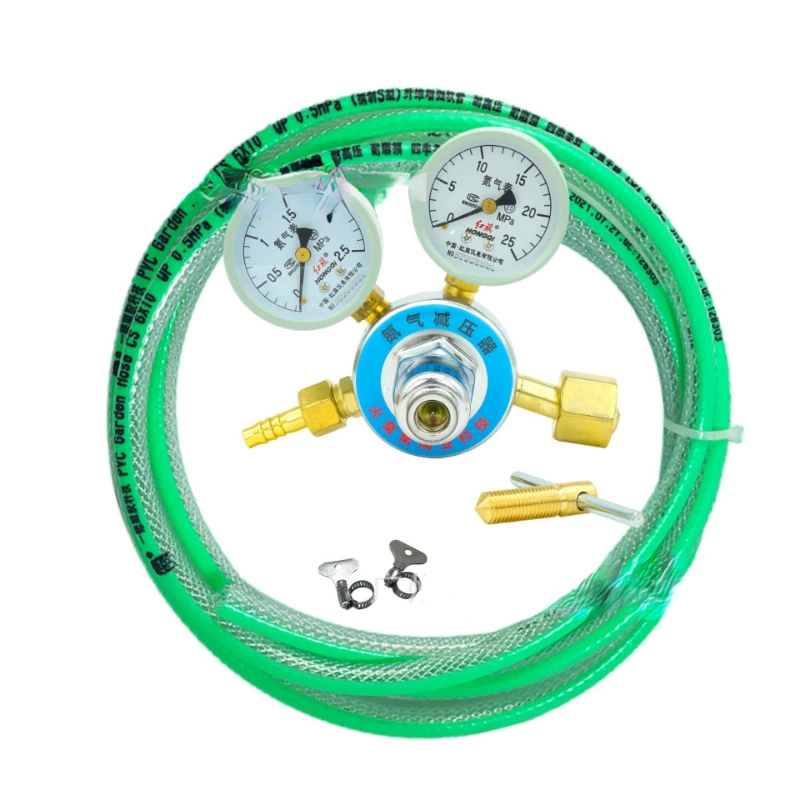 YQD- 37S Shockproof nitrogen pressure reducer gas pipe pressure gauge Pressure regulator pressure reducing valve delivery hose