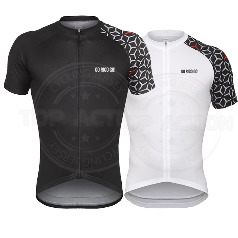 

Summer Short sleeve Cycling Jersey Set GO Rigo GO Breathable Pro Team Bicycle Clothing Bib Shorts Suits Bike Wear ropa ciclismo