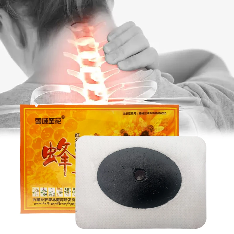 30pcs Bee Venom Magnet Patch Pain Relief Plaster Far Infrared Treatment Knee Injury Muscle Fatigue PainKiller Stickers