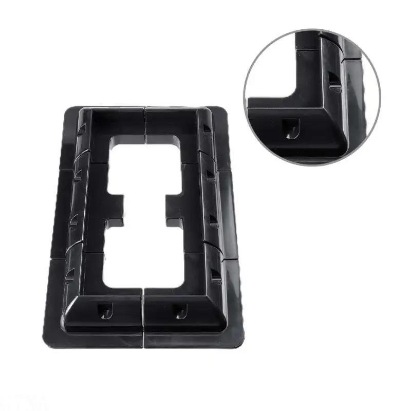 G7NA No Drill Solar Panel Mount Brackets ABS Corner Bracket Easy Installation