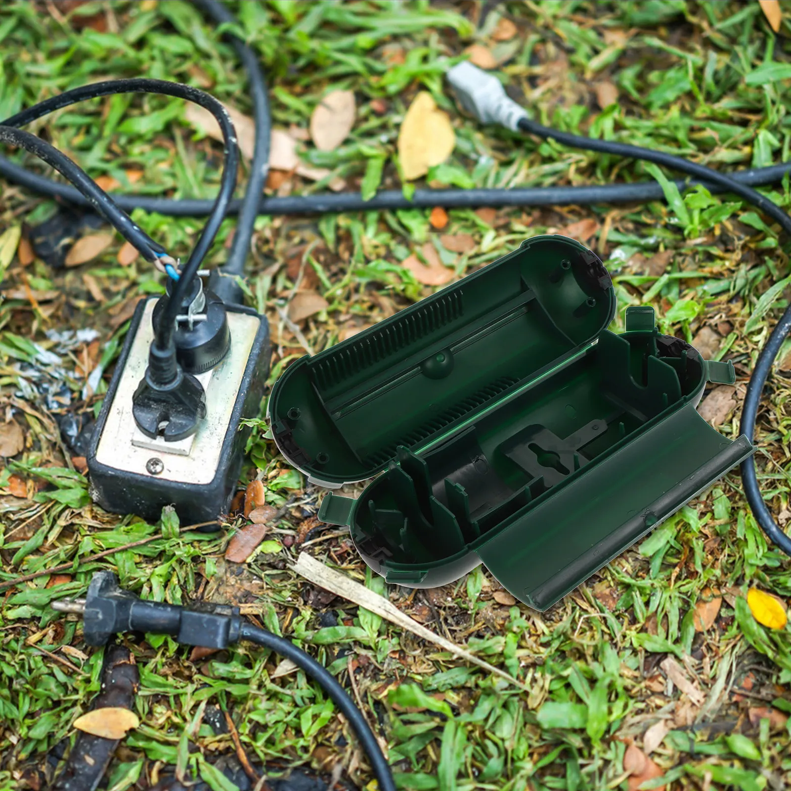 2pcs Waterproof Outdoor Cable Junction Box – Plastic Weatherproof Electrical Project Box with Impact Resistance