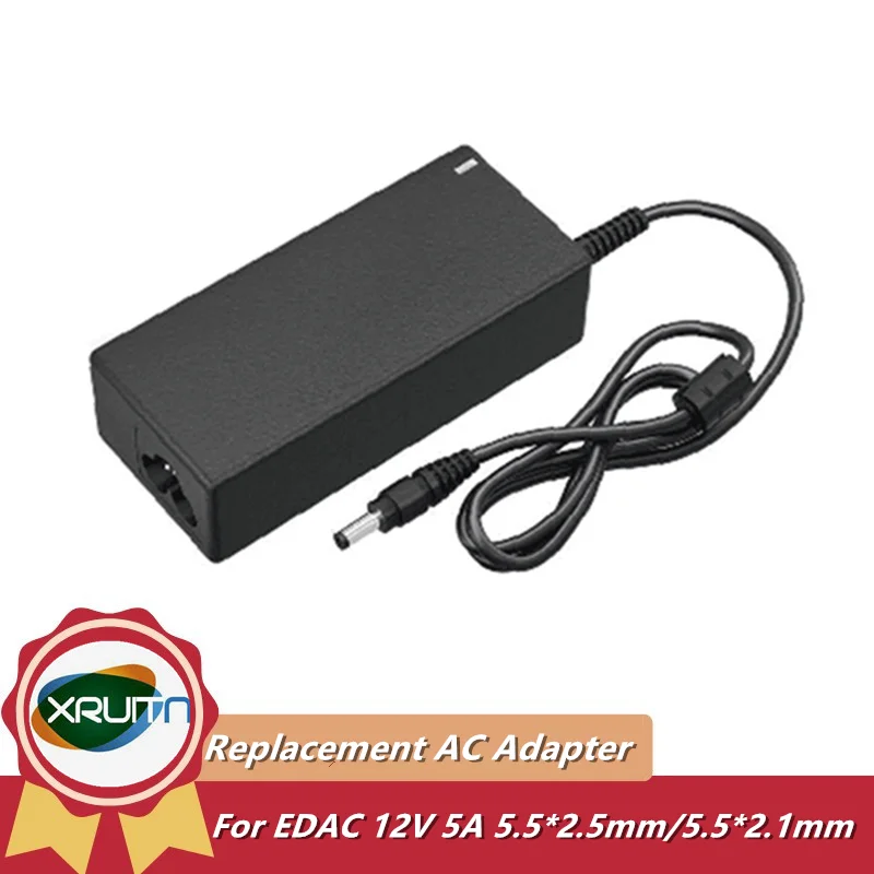 12V 5A 60W Replacement AC DC Adapter Charger For EDAC EA10681N-120 DS220j KPL-060F-VI Power Supply