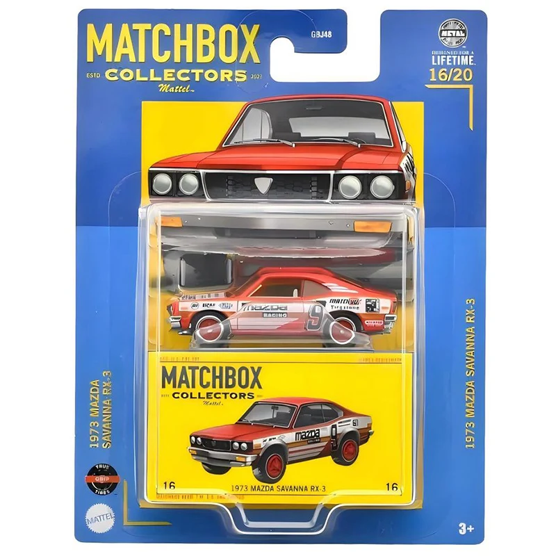 Matchbox 2024 GBJ48 9C5Z 1973 Mazda Savanna RX-3 1:64Diecast Model Car Kids Toys Gift