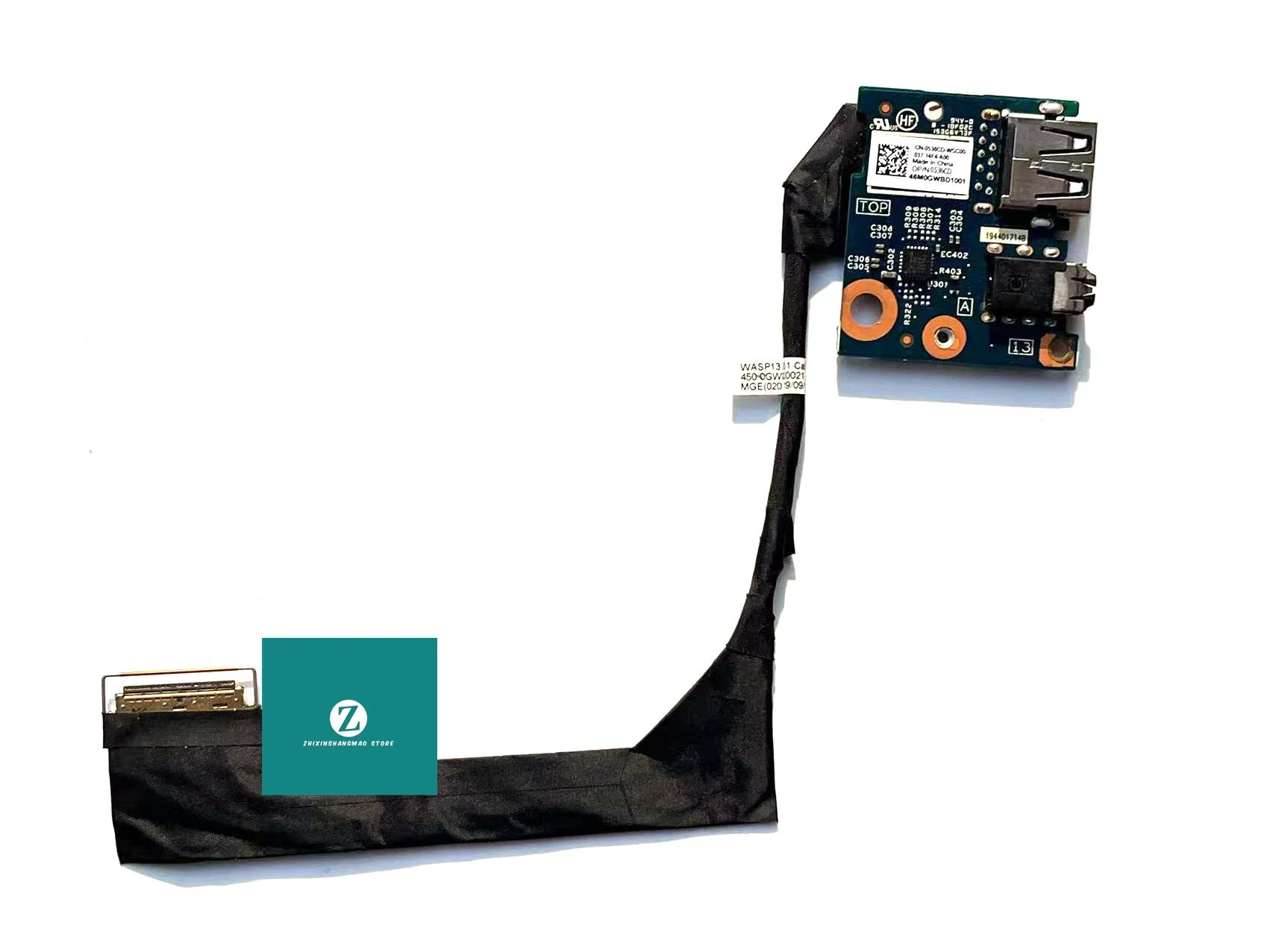 FOR Dell Inspiron 13 5390 5391 3301 USB Audio Port Board Cable 0536CD 536CD