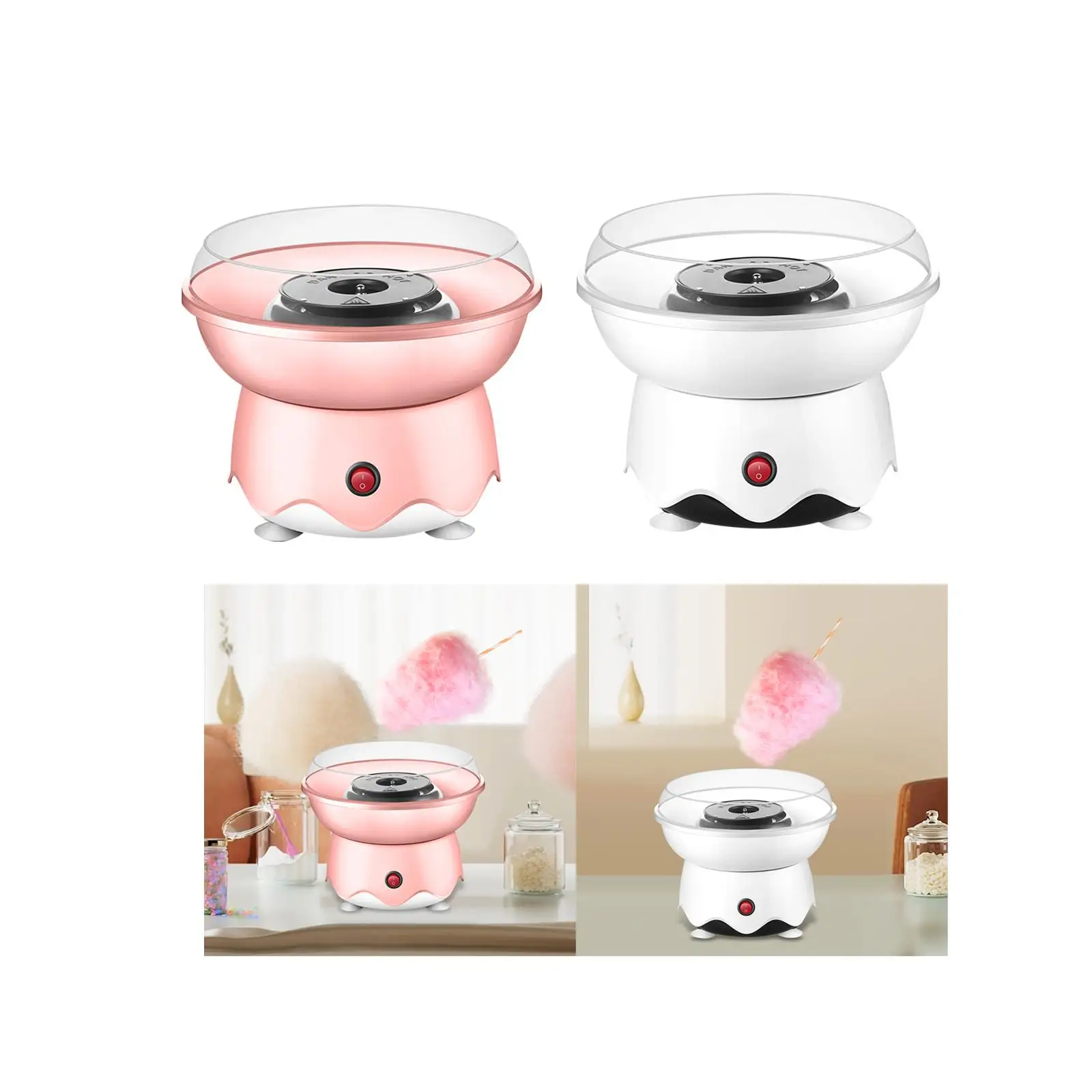 400W Simple Candy Machine Candy Floss Maker for Birthday Kids Gift Family