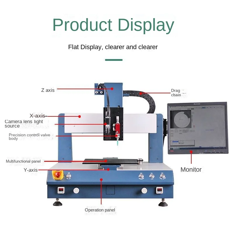 Visuel-Distributeur existent de Colle UV, Adhésif Thermofusible en Silicone, Machine de Distribution