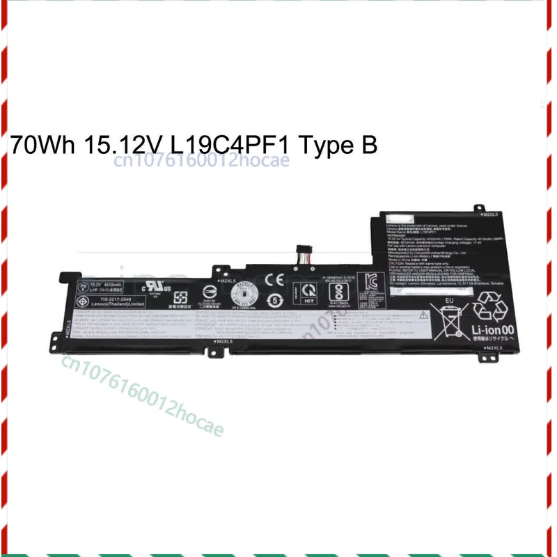 

Оригинальный аккумулятор L19C4PF1 70 Втч для Lenovo IdeaPad 5 15ALC05 (82LN) 5-15ITL05 82FG Быстрая доставка
