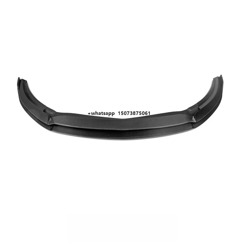 Paktechz Carbon Fiber Bodykit Front Bumper Lip Spoiler Splitter for W117 C117 CLA220 CLA250 CLA260 CLA45