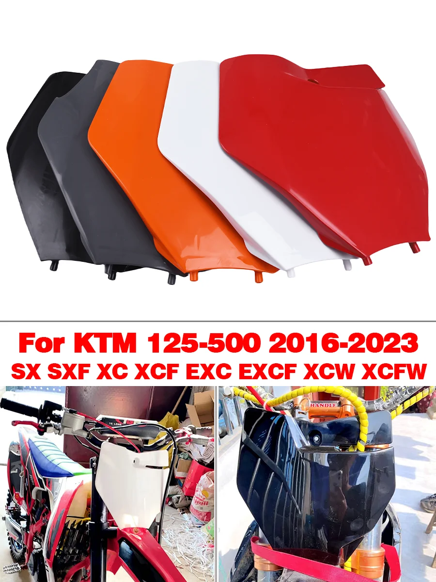 AliExpress LFMT Motocross Enduro Number Plate Flat Mask Dirt Bike For KTM EXC XC SX XCF SXF SMR 125 150 250 300 350 450 Universal Number Holder