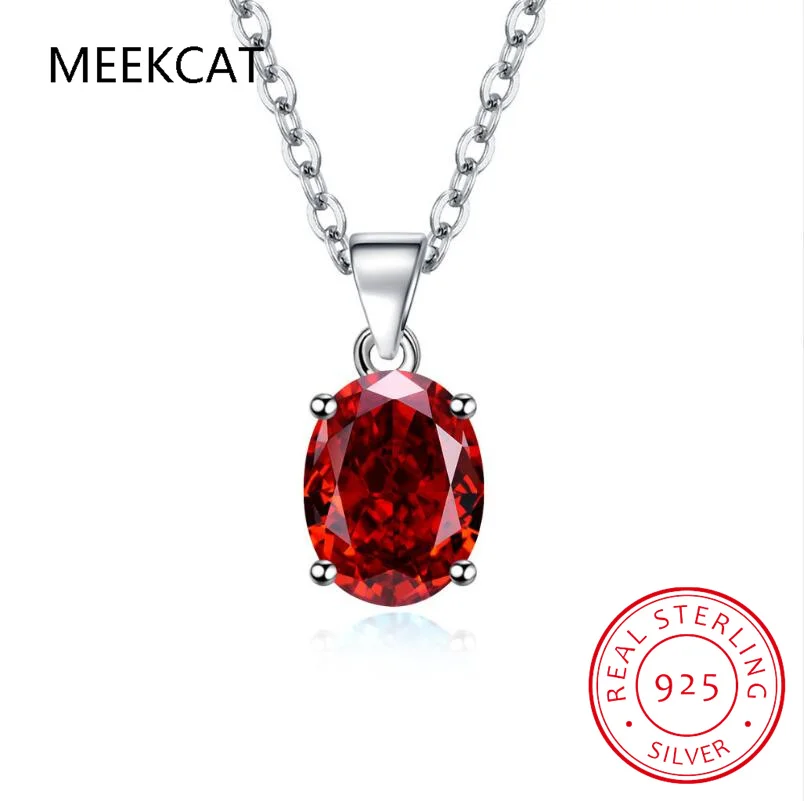 Granate Natural, amatista, citrino, peridoto, Topacio Azul, colgante de plata de ley 925, joyería de piedras preciosas, cadena de 45cm