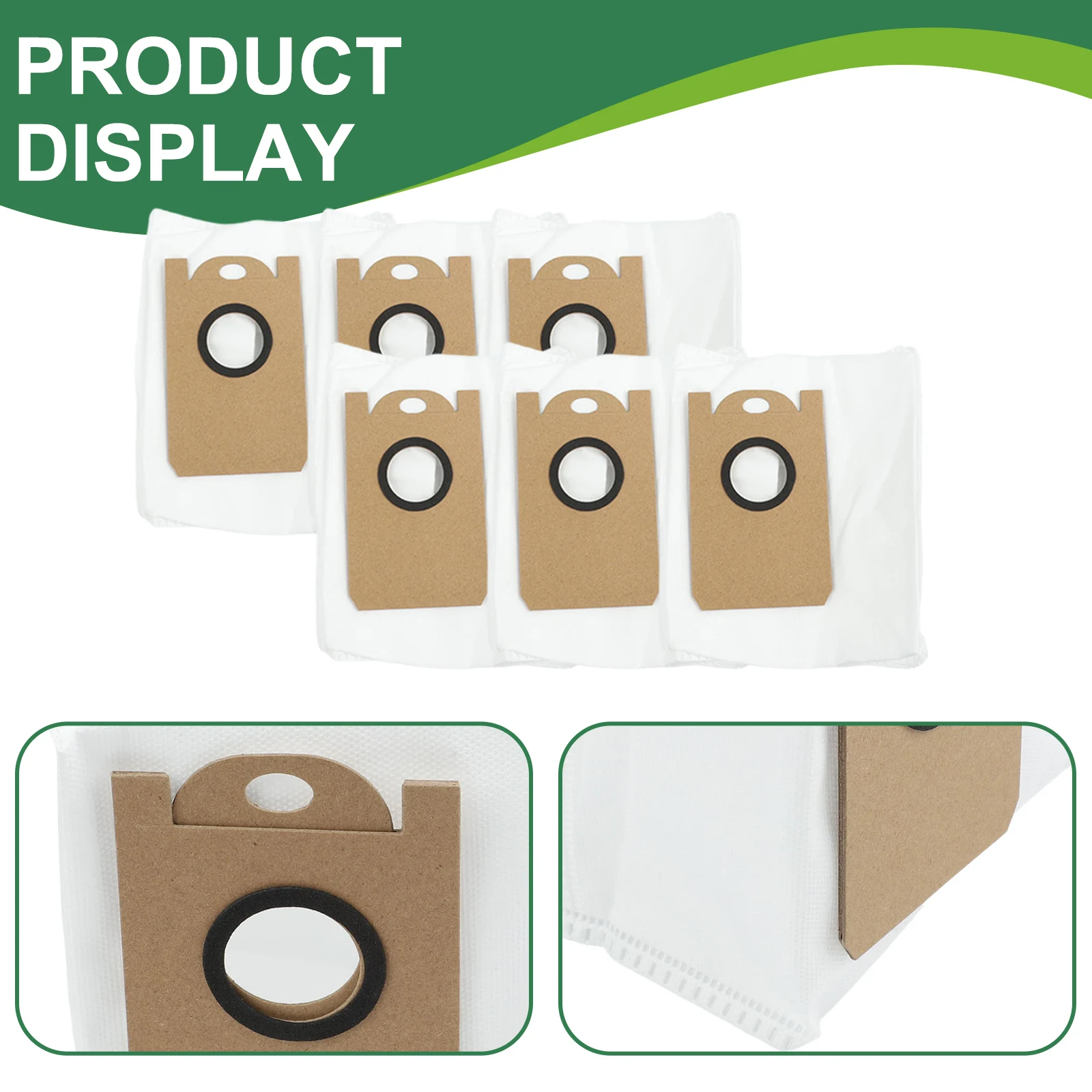 6PCS Dust Bags for imou L11 Pro Vacuum Cleaner Parts Designed for imou L11 and L11 Pro Models Intended for Routine Maintenance