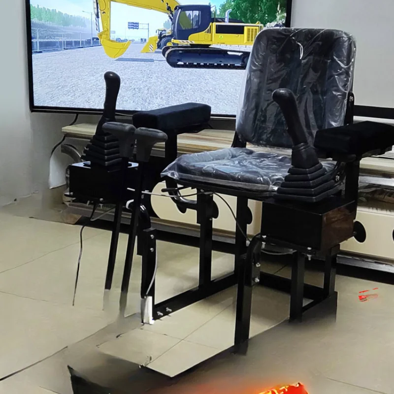 Commercial seat armrest excavator handle driving emulator driving school learning