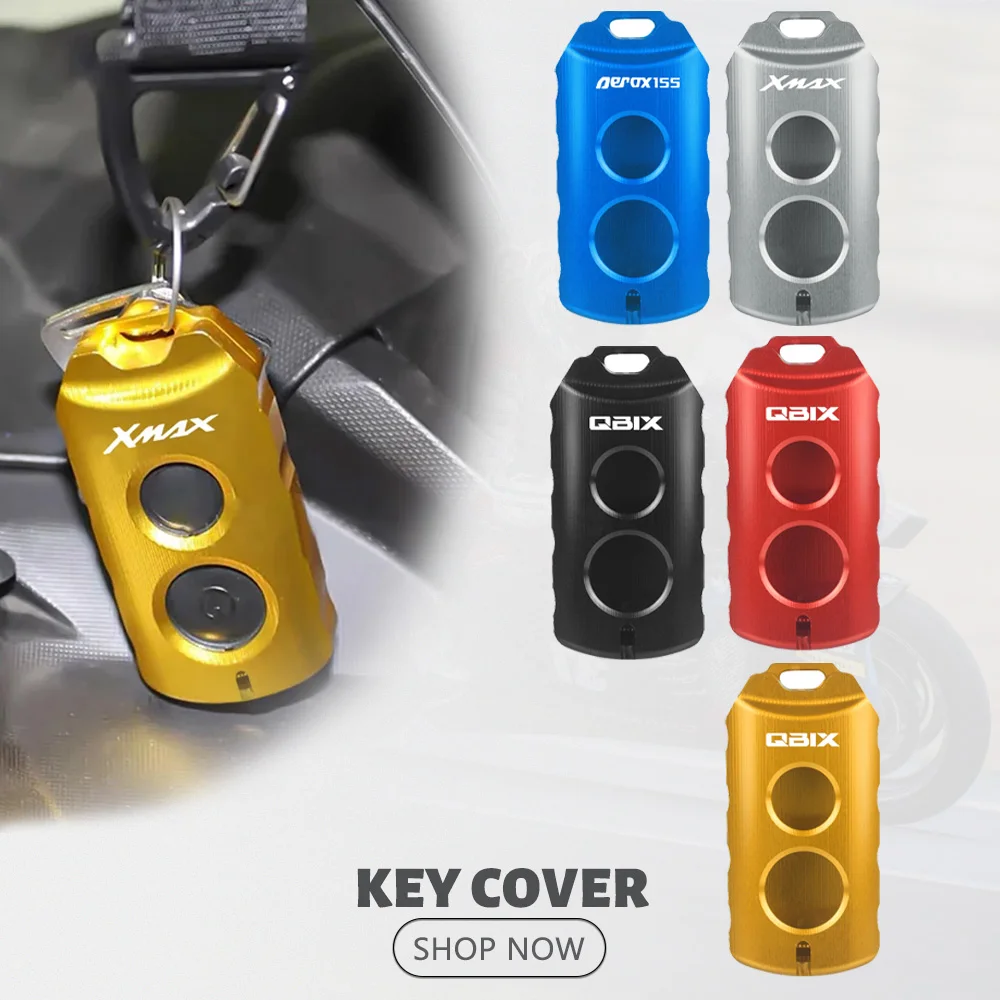 

Motorcycle Key Fob Case Remote Cover Dust Holder Key Protection For Yamaha XMAX 125/250/300/400 Aerox 155 QBIX 2015-2017-2020