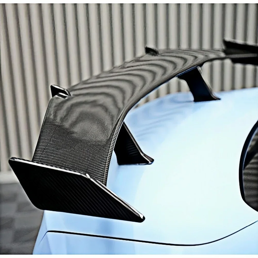 New for Modified AD Style Dry Carbon Fiber Rear Spoiler Wing Luggage Spoiler Wing Suitable for M2 (G87) 4