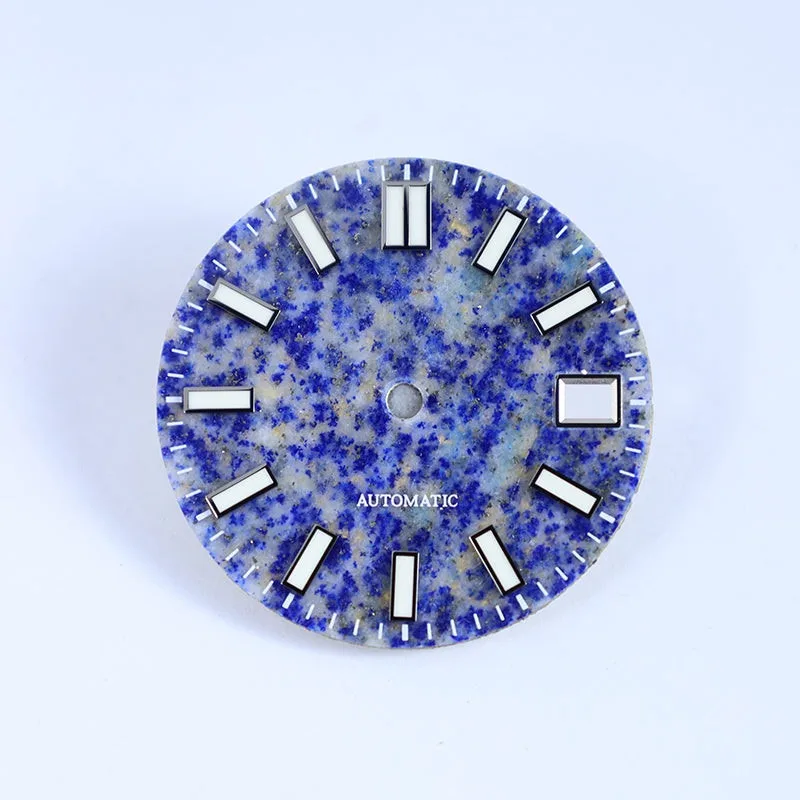 

Natural purple gold watch dial single window 28.5mm modified dial diving high quality suitable for NH35/34