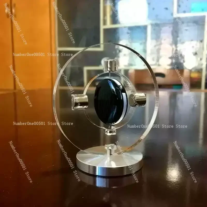 Ultra-Sensitive Solar-Powered Magnetic Levitation Motor Desk Decor - Motor, Creative Floating Tech Gadget