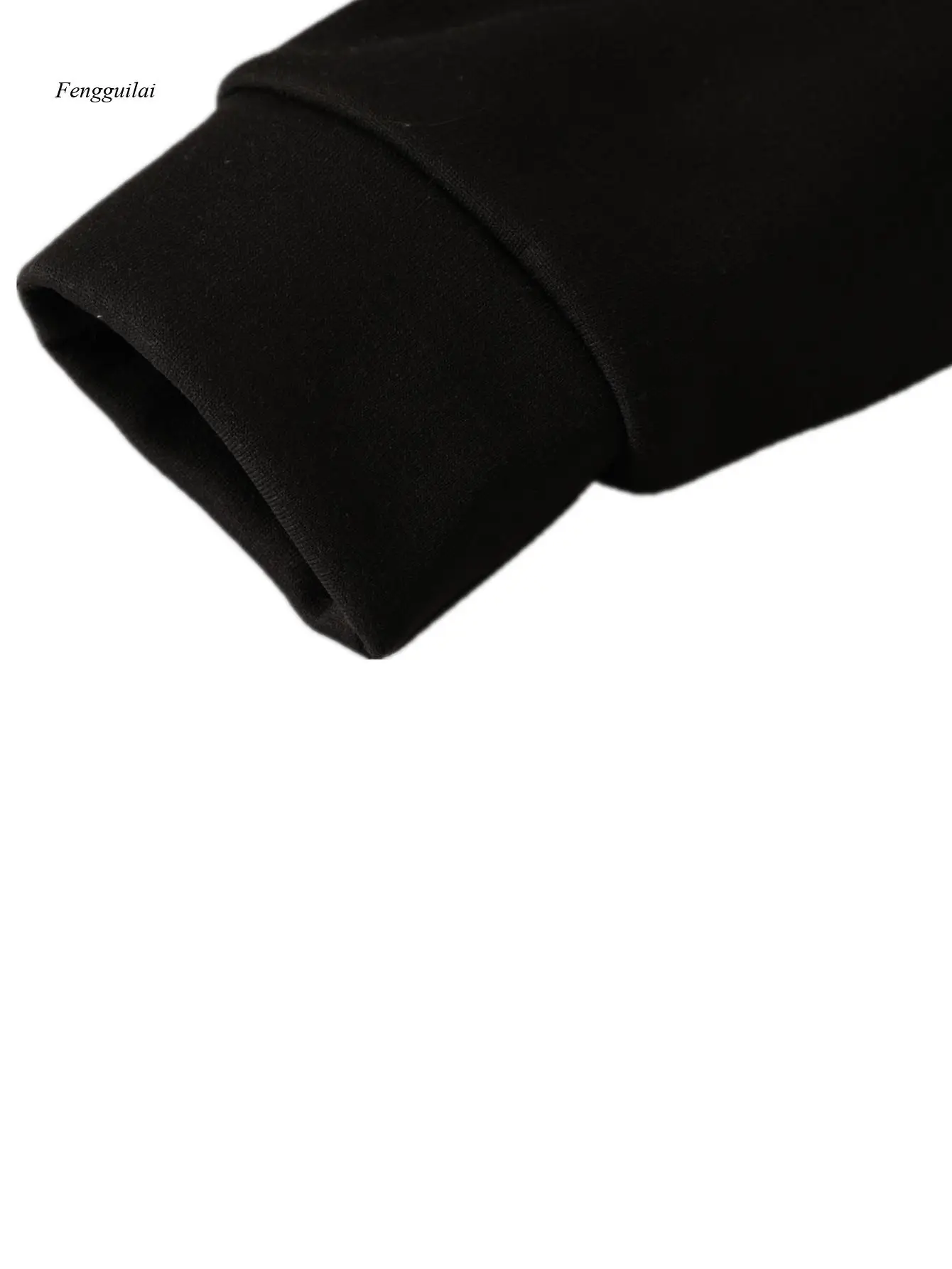 هوديي - سويت شيرت أسود/أبيض بطباعة أمامية وخلفية تشبه الأزهار، بلوفر من القماش الناعم مع غطاء رأس برباط للمناسبات غير الرسمية